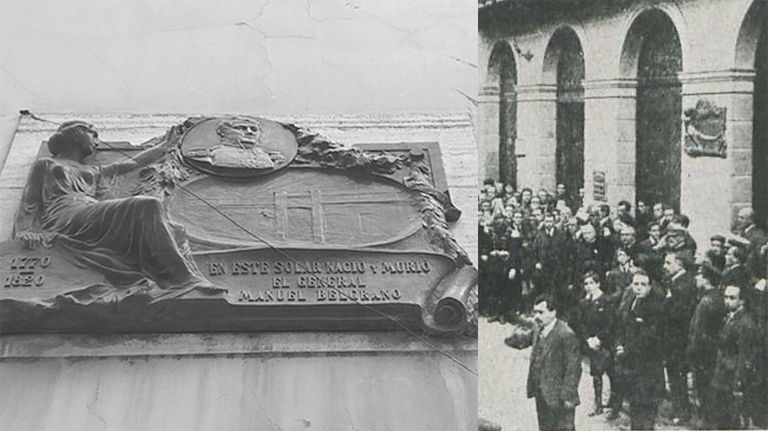 Placa homenaje, 1920 20220602