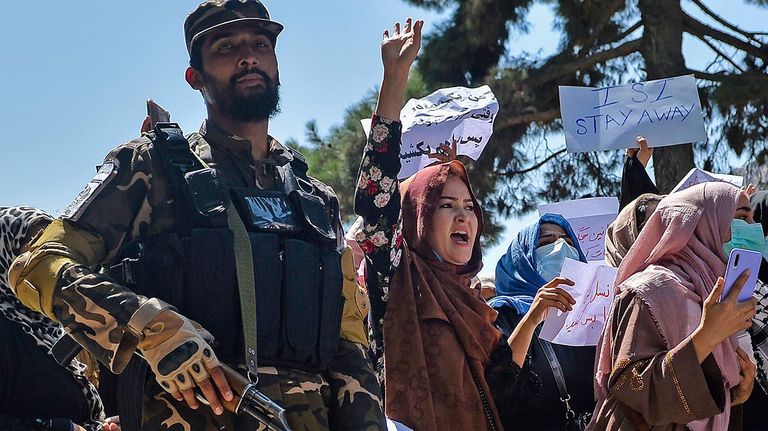 Ministerio de Asuntos de la Mujer, en Kabul. 20210916