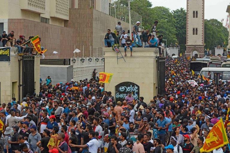Crisis en Sri Lanka.