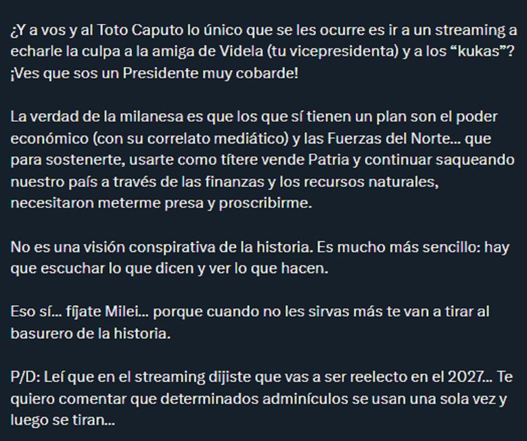 Cristina Kirchner