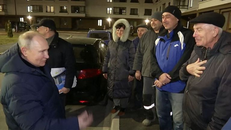 Viaje de Putin a Mariupol