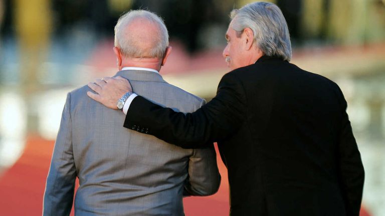 Alberto Fernández con Lula da Silva en Brasil 20230502