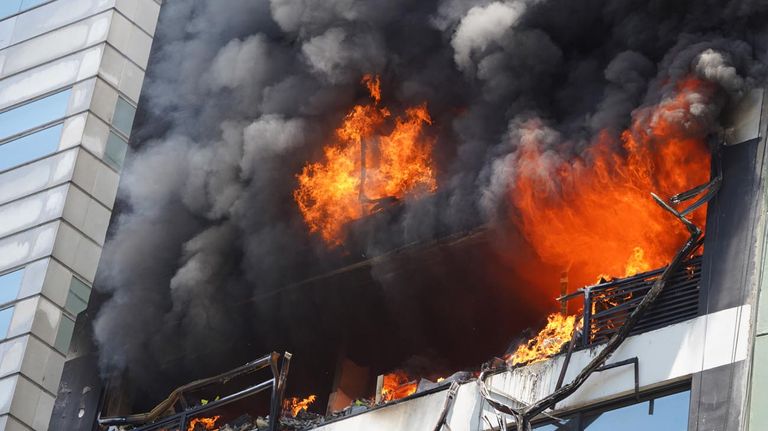 Incendio en Alem 668