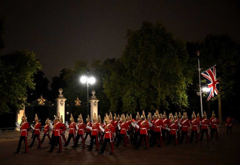Ensayos del funeral de la reina