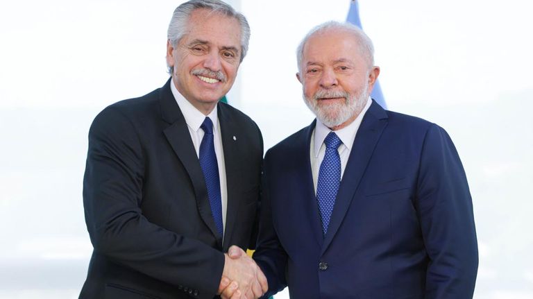 Alberto Fernández en Brasil