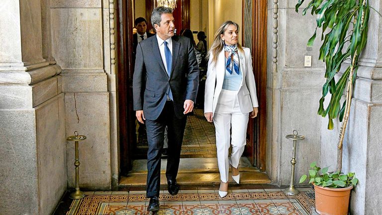 Sergio Massa y Malena Galmarini