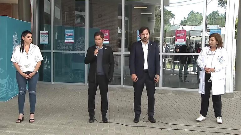 Anuncio de Axel Kicillof 20211129