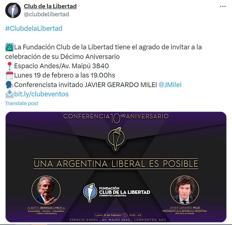 Club de la Libertad Milei