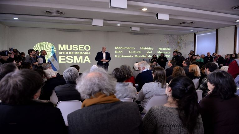 20230926 Acto de descubrimiento en El Museo Sitio de Memoria ESMA