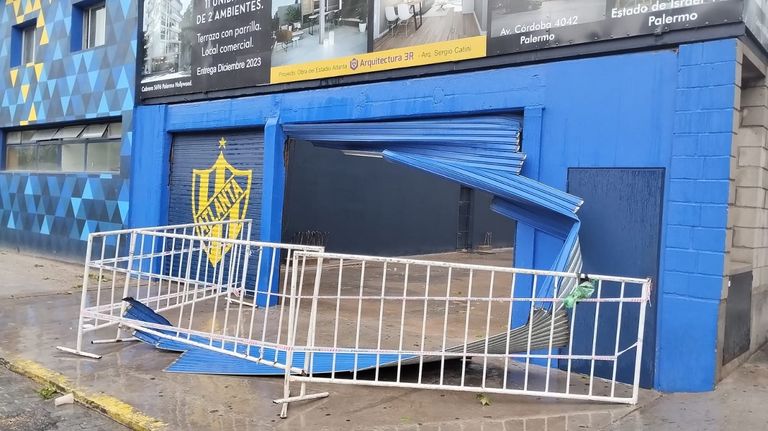 Temporal: Destrozos en el Club Atlético Atlanta