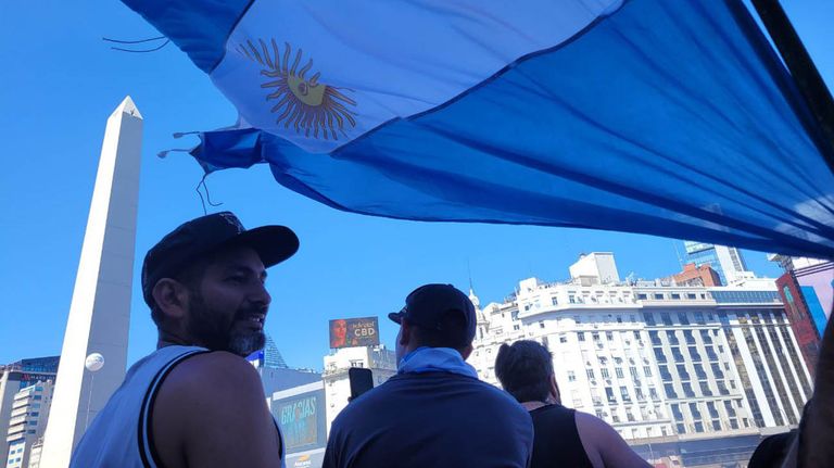 Festejos Argentina Campeón del Mundo