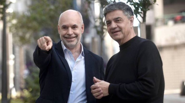 Larreta y Jorge Macri