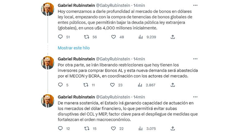 Twitter de Rubinstein
