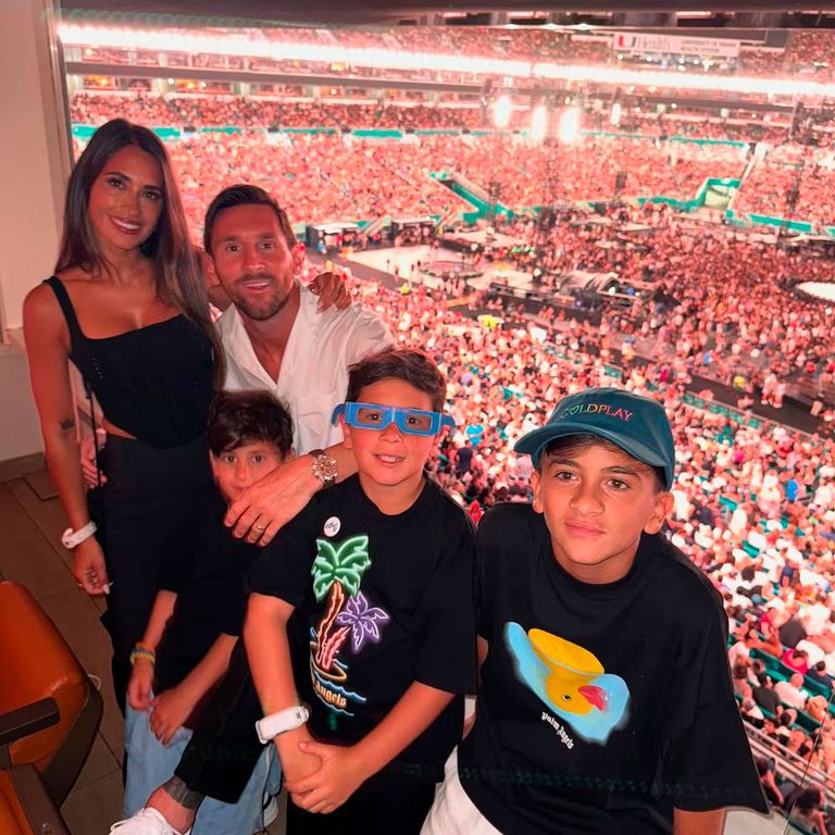 Messi y Antonella Miami 28072025