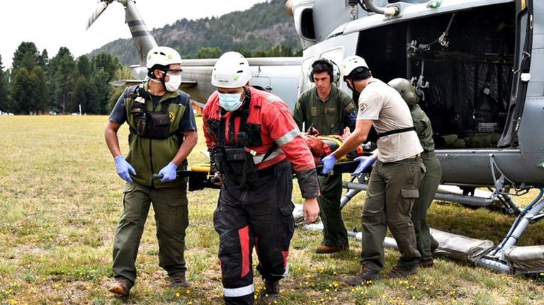 Accidente Volcán Lanin