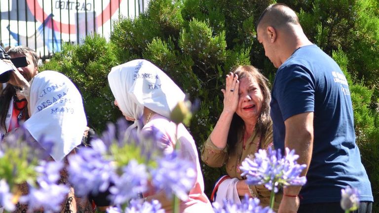 Homenaje a Hebe de Bonafini en Pza. de Mayo