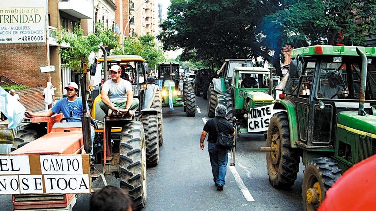 CAMPO. La 125 representa un momento de corte en la relación entre las clases medias y el peronismo del siglo XXI.