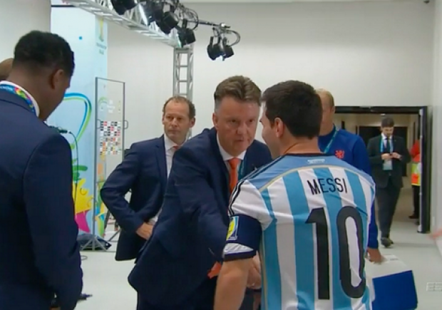 Van Gaal y Messi