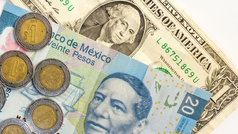 PESO MEXICANO A DÓLAR