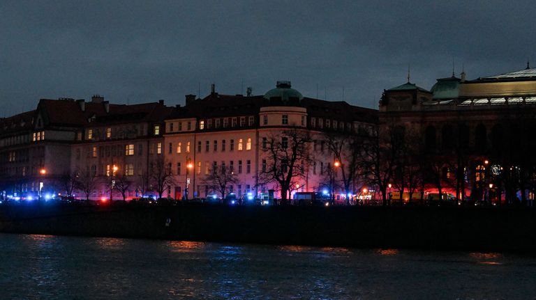 Tiroteo en Praga.