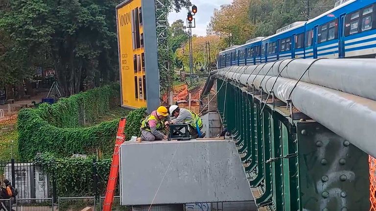 Obra en Tren Mitre 24112025