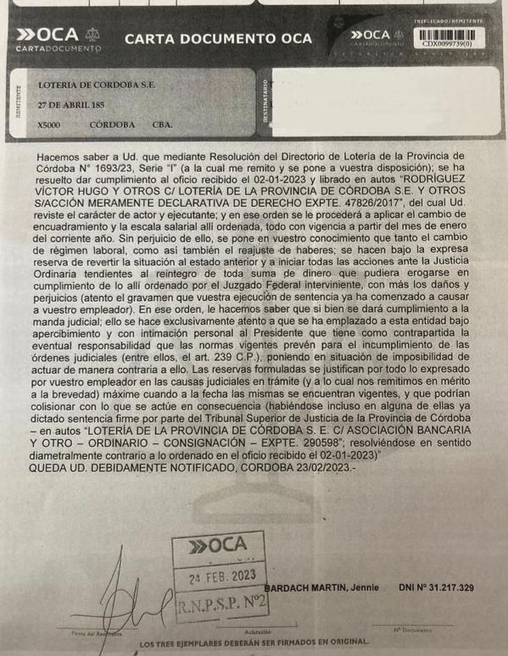 Carta documento
