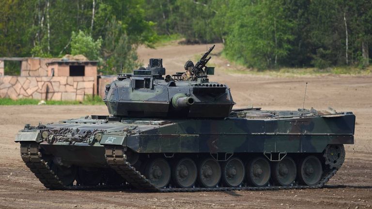 Tanques de guerra Leopard | Crédito AFP