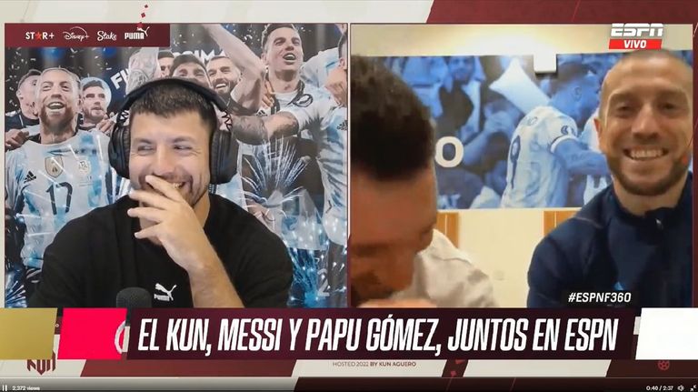 Messi Kun y Papu 20221207