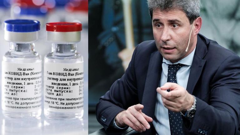 Sergio Uñac y sputnik. 20210722