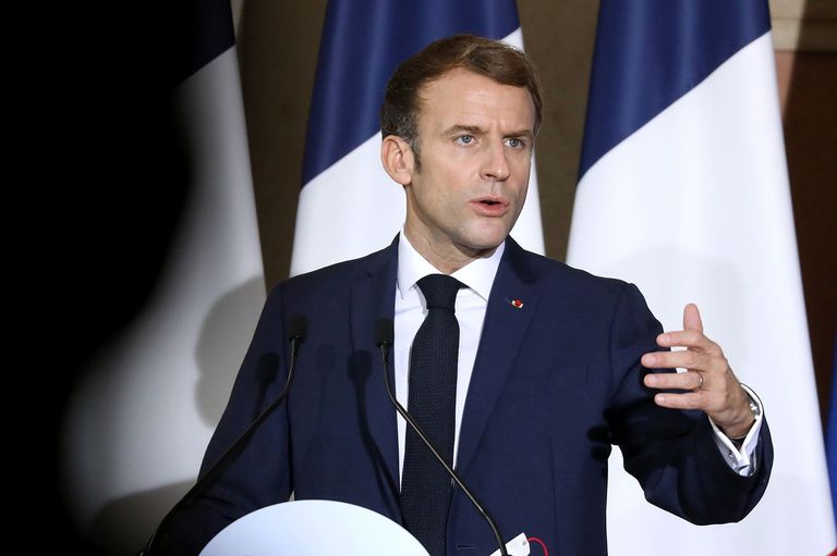 Italy's Prime Minister Mario Draghi and France's President Emmanuel Macron News Conference