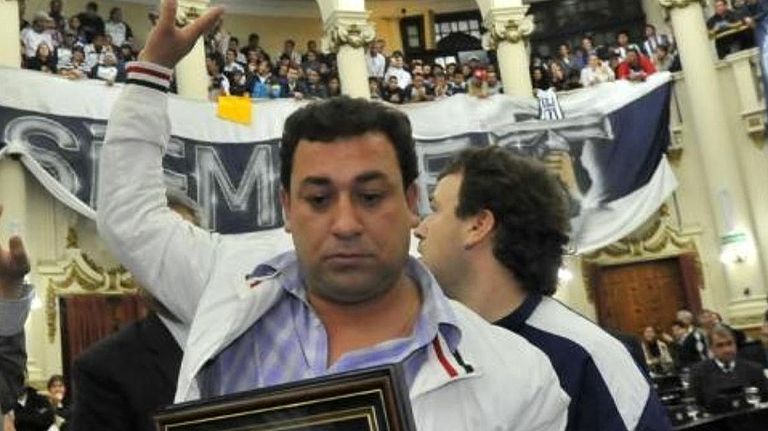 La barra de Talleres homenajeada en la legislatura