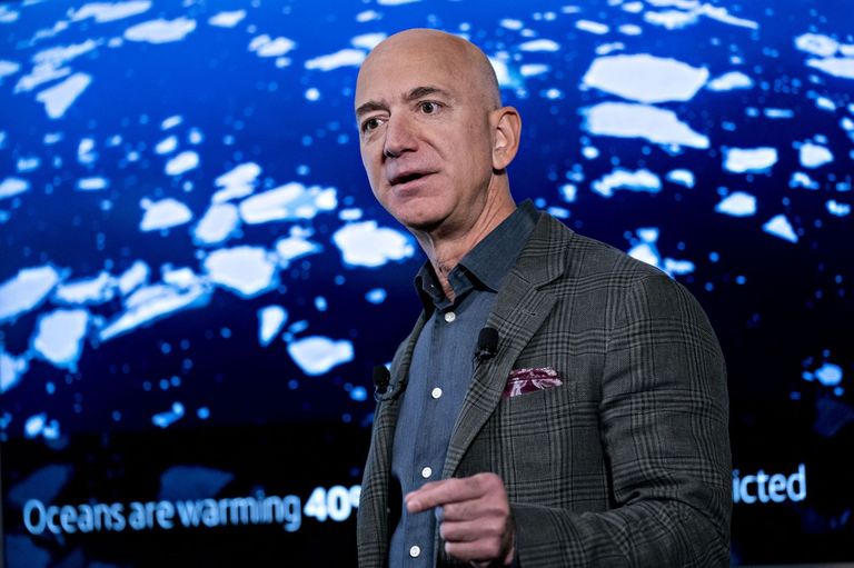Amazon.com Inc. CEO Jeff Bezos Speaks At The National Press Club