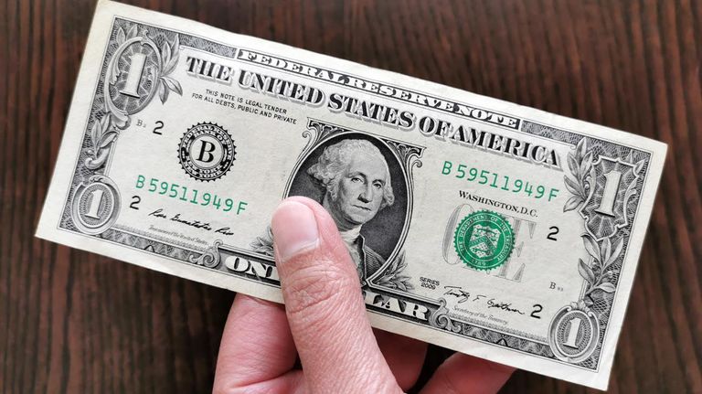 Billetes de 1 dólar 20220712