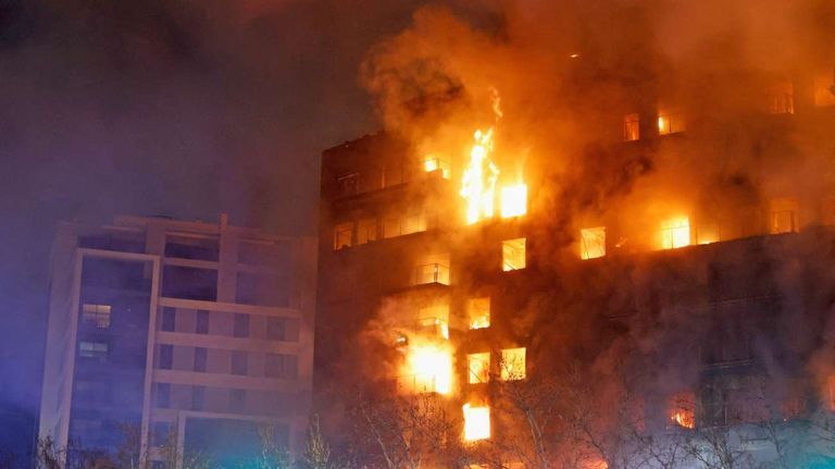 Incendio en Valencia 20240222