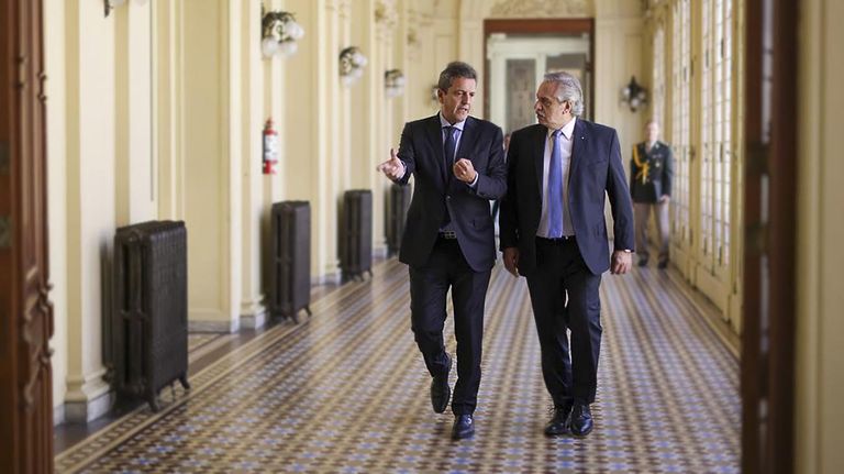 Sergio Massa y Alberto Fernández 20220729