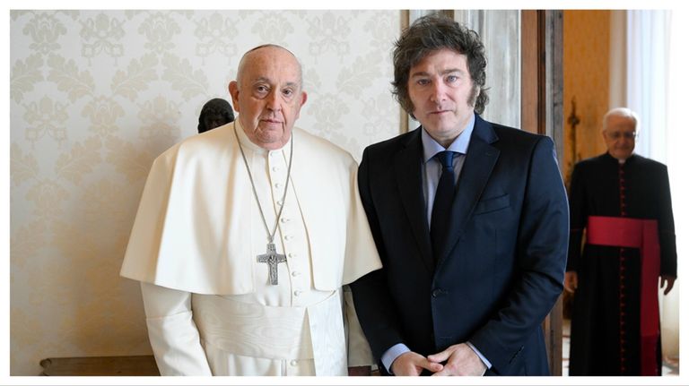 milei papa francisco 21042025