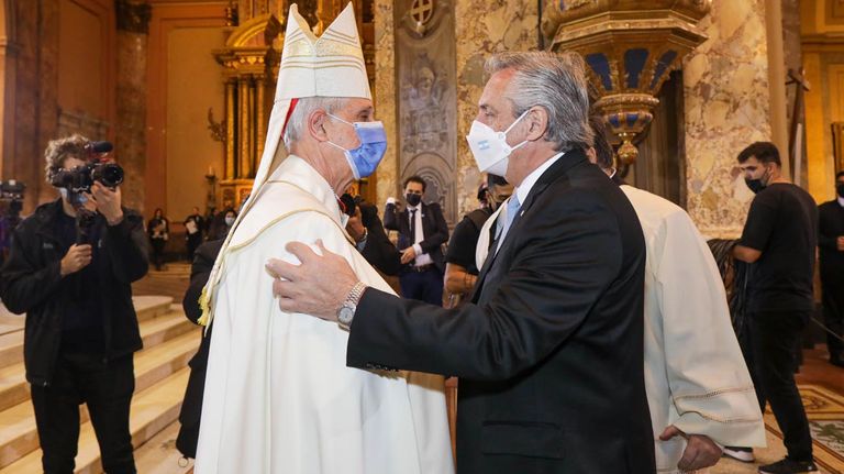 El presidente participa del tedeum por el 25 de Mayo en la Catedral de Buenos Aires 20220525
