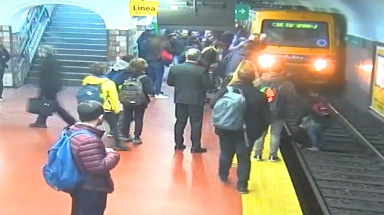 incidente subte linea d
