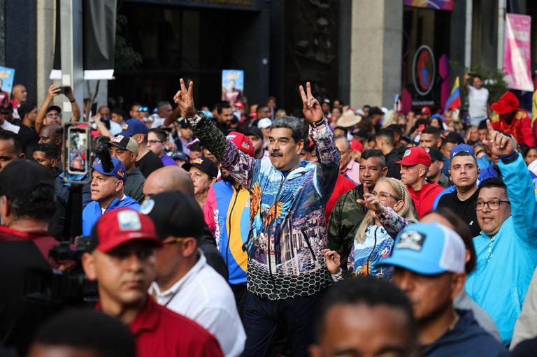 Venezuelan President Nicolas Maduro Campaign Rally