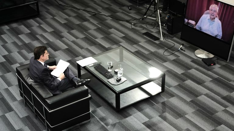 Martín Wolf, en la entrevista con Jorge Fontevecchia.