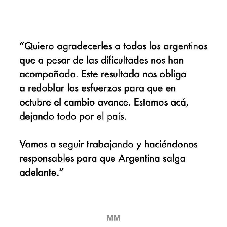 posteo instagram mauricio macri
