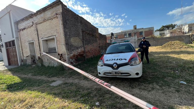 El lugar en donde encontraron el cuerpo de Joaquin