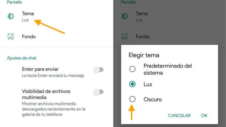 Cambio a