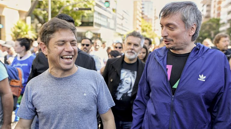Axel Kicillof y Máximo Kirchner