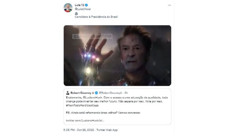 Tuit Lula 20221028