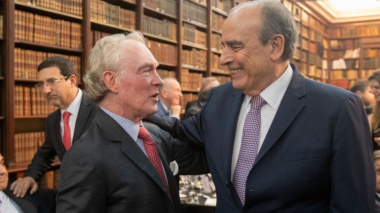 Guillermo Francos en el Colegio de Abogados.