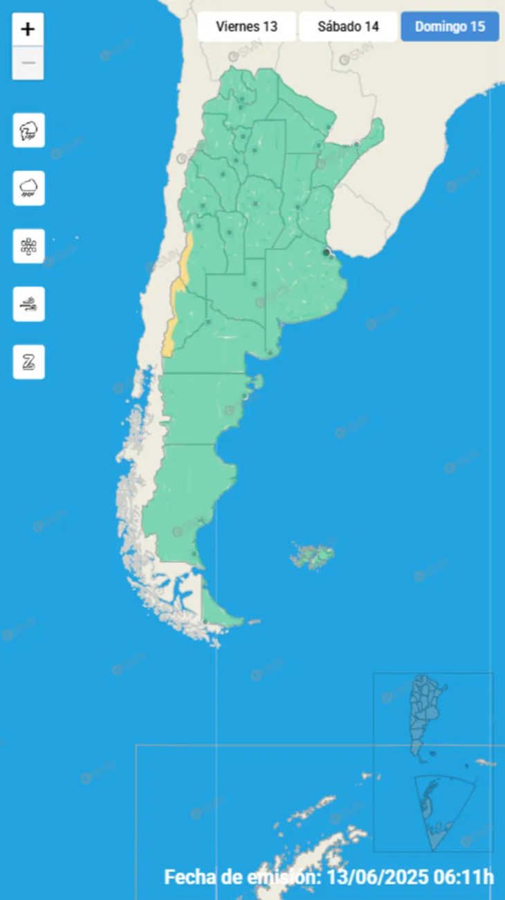Fin de semana largo bajo alerta en Neuquén 20250613