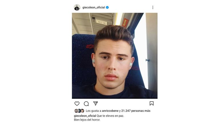 El posteo de León Gieco para su sobrino