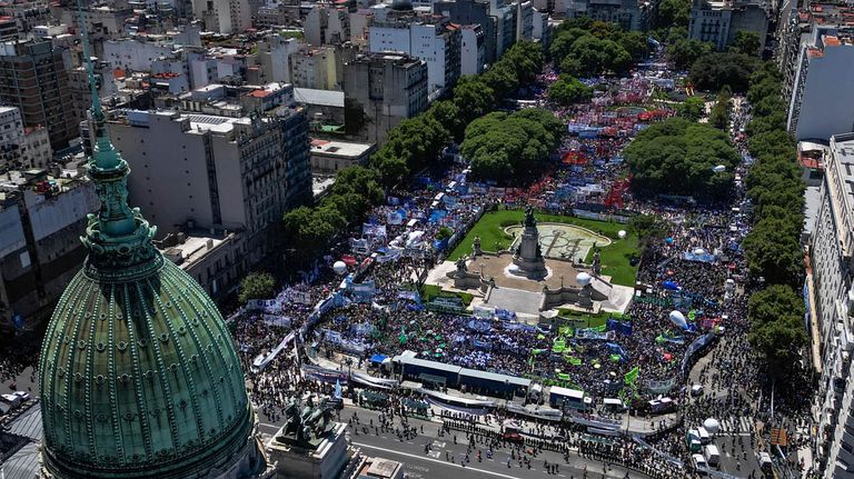 Paro y marcha de la CGT