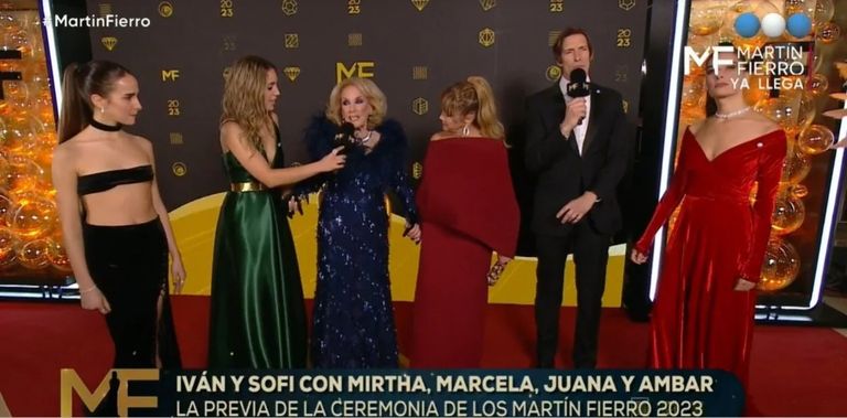 Las cuatro generaciones: Mirtha Legrand, Marcela Tinayre, Juana Viale y Ambar de Benedectis